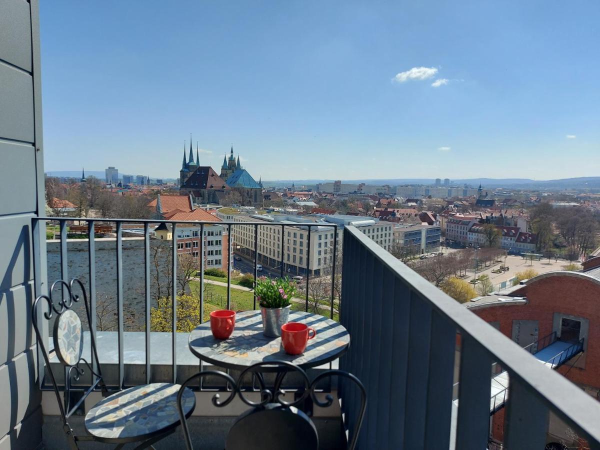 At The Top - Penthouse Ueber Den Daechern Der Stadt Erfurt Exterior photo